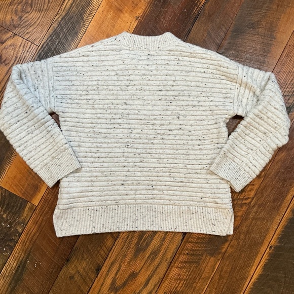 Madewell Donegal Elsmere Pullover Sweater – Donegal Snow – Size Small - Picture 3 of 7